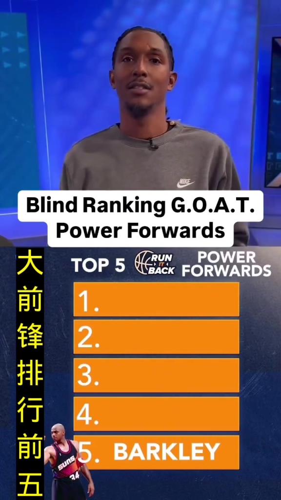 路威评NBA历史大前锋TOP5榜！第一公认！卡尔-马龙没进？